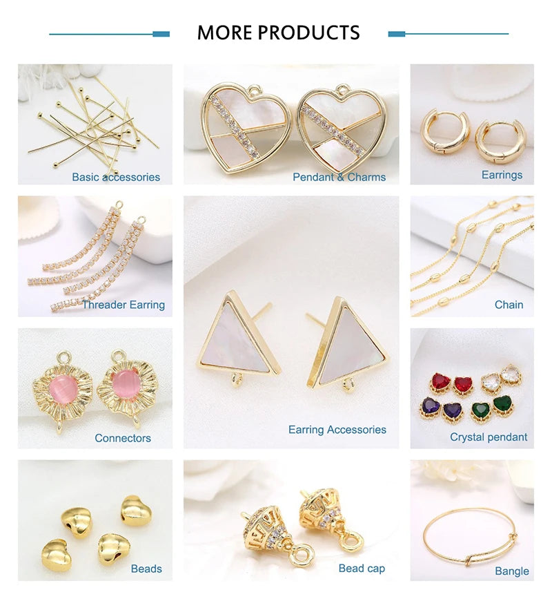 14K Gold Plated Chains for Jewelry Making Brass Metal Gold Chain Bulk DIY Necklace Bracelet Accessories Handmade Crafts Supplies