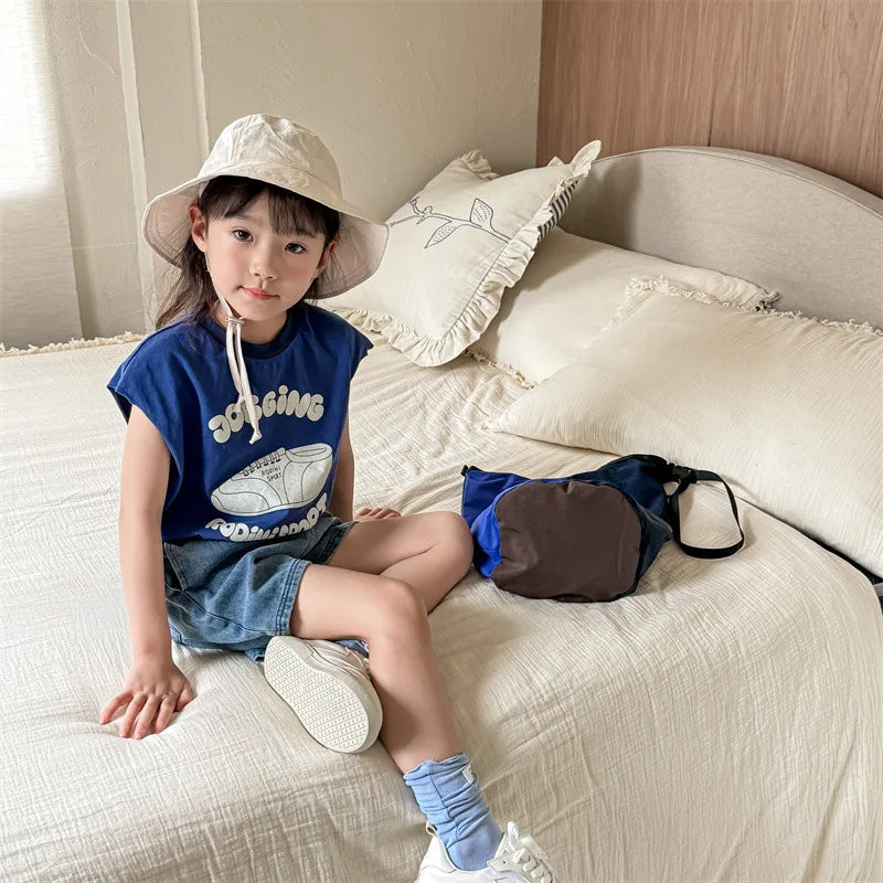 2024 Summer New Children Denim Shorts Fashion Jeans for Baby Boys Girls Pants Toddler Casual Korean Kids Clothes 1 To 7 Years