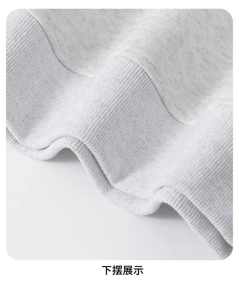 Fashion Men Hoodie New College Style Sporty Casual Pullover Top Unisex Urban Streetwear Loose Fit for Daily Outfit Spring Autumn