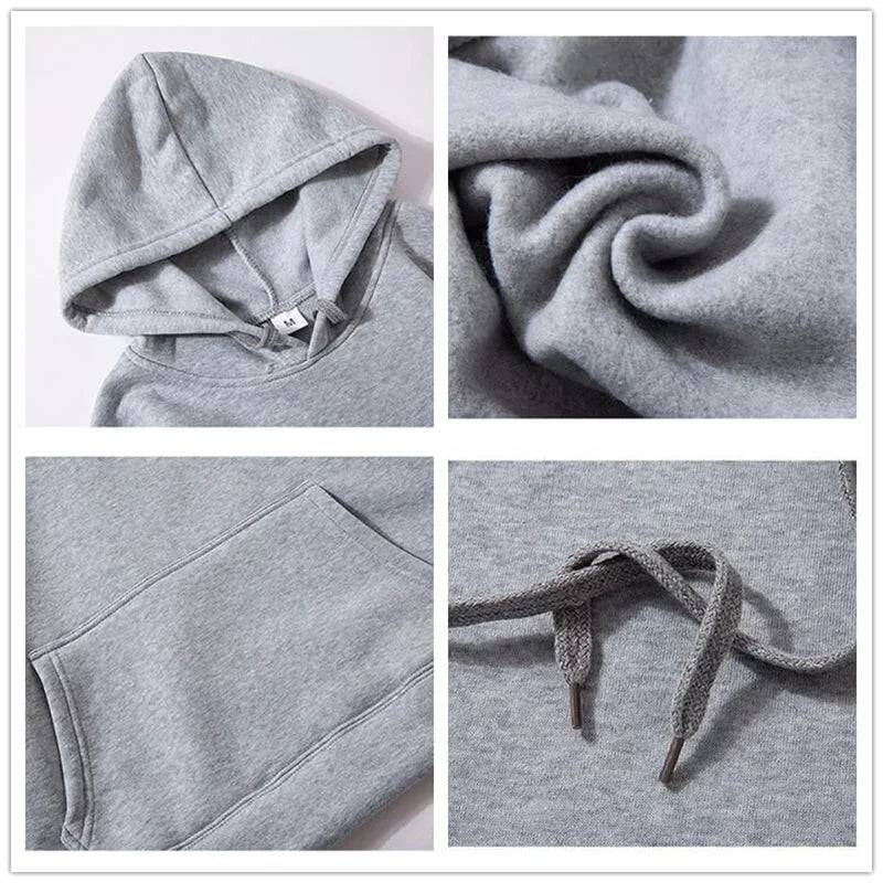 Men's Hoodies Long-sleeved Hooded Sweatshirts Compass Street Fashion Hoodie Harajuku Fashion Streetwear Classic Men Clothing