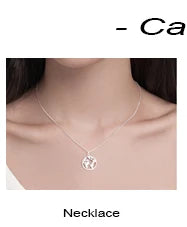 Lovely Gold Color Kitten Cat Stainless Steel Jewelry Set Necklaces Men Collares Fashion Hollow Cat Earring Necklace Paw Jewelry