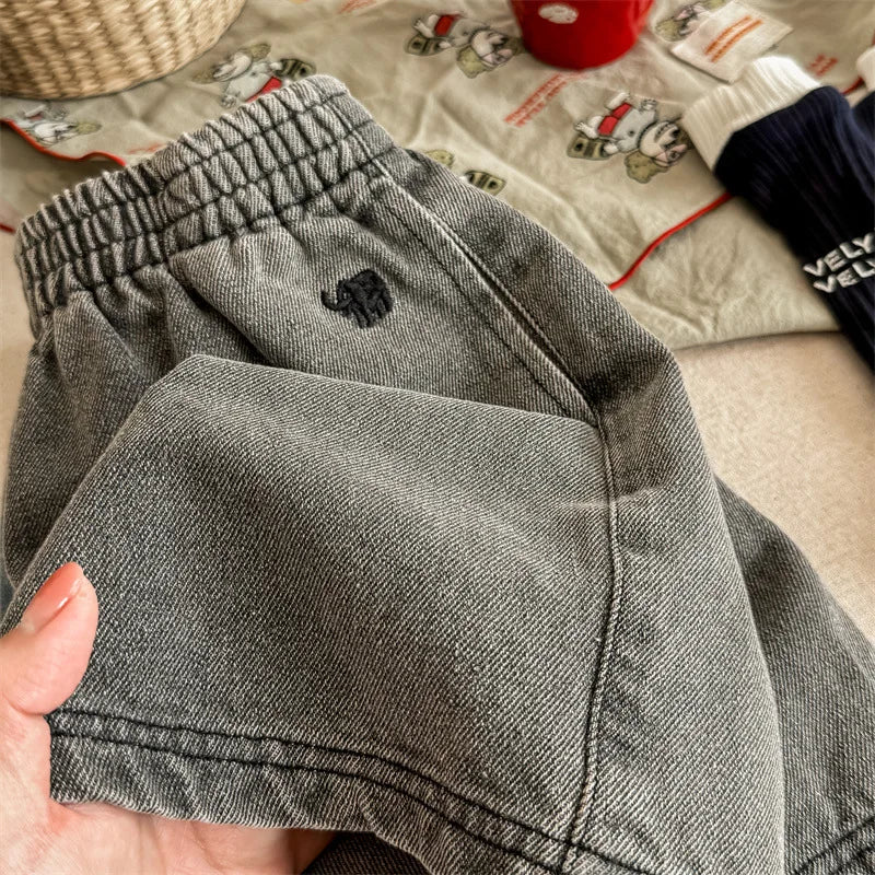 2024 Summer New Children Denim Shorts Fashion Jeans for Baby Boys Girls Pants Toddler Casual Korean Kids Clothes 1 To 7 Years