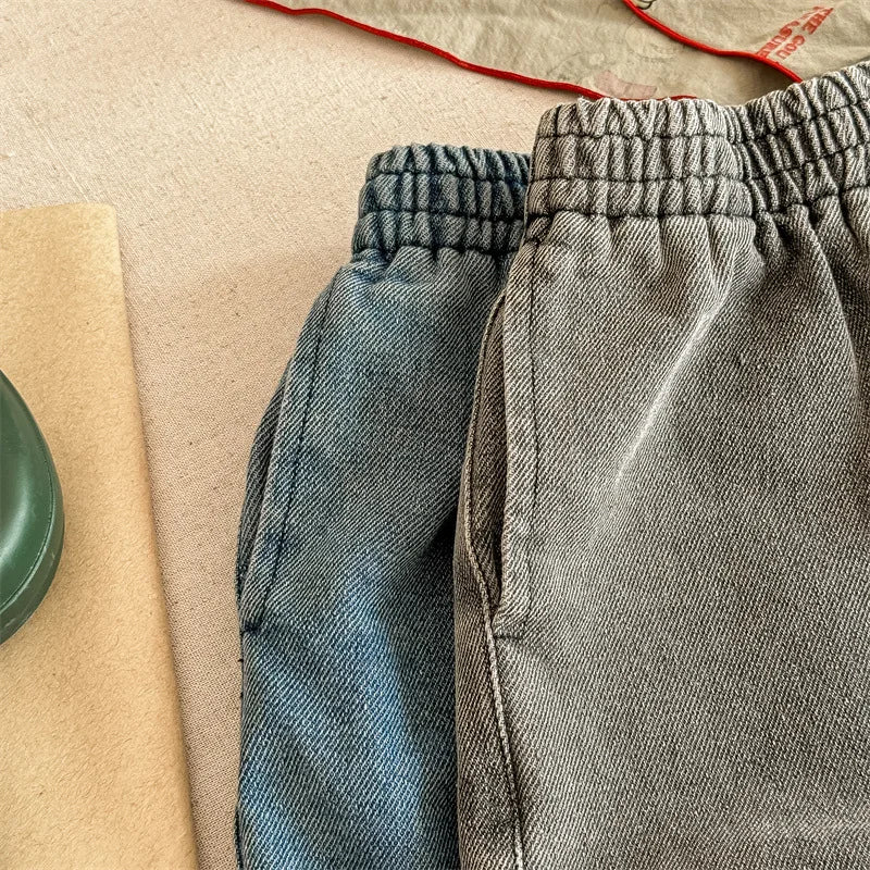 2024 Summer New Children Denim Shorts Fashion Jeans for Baby Boys Girls Pants Toddler Casual Korean Kids Clothes 1 To 7 Years