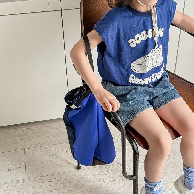 2024 Summer New Children Denim Shorts Fashion Jeans for Baby Boys Girls Pants Toddler Casual Korean Kids Clothes 1 To 7 Years