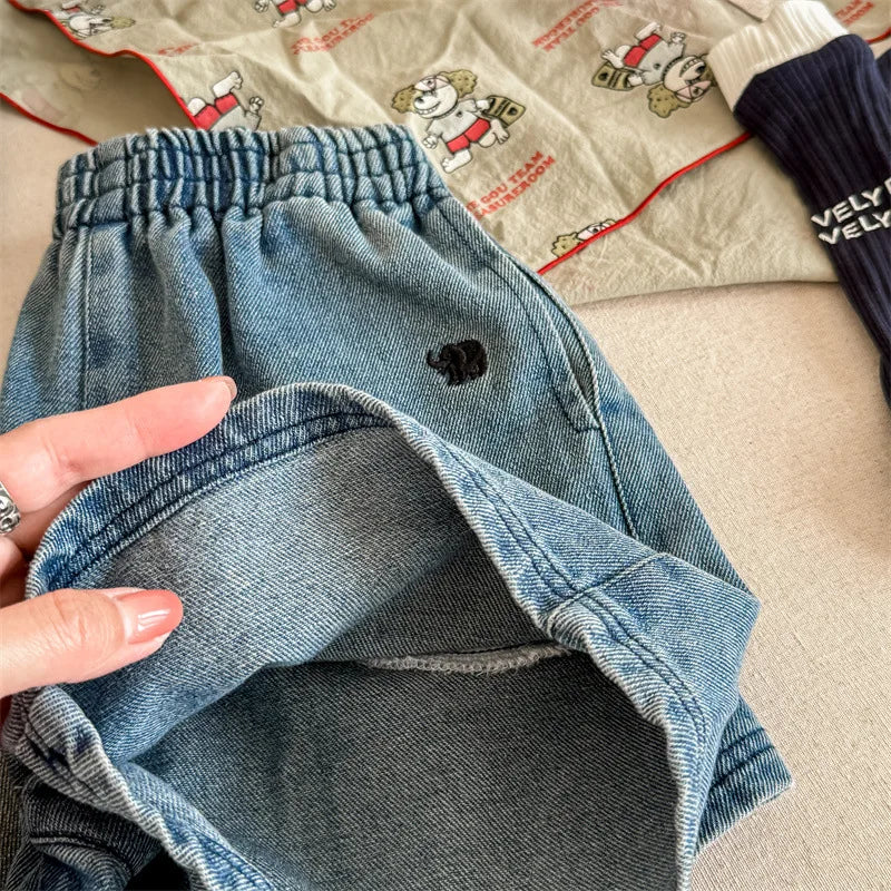 2024 Summer New Children Denim Shorts Fashion Jeans for Baby Boys Girls Pants Toddler Casual Korean Kids Clothes 1 To 7 Years