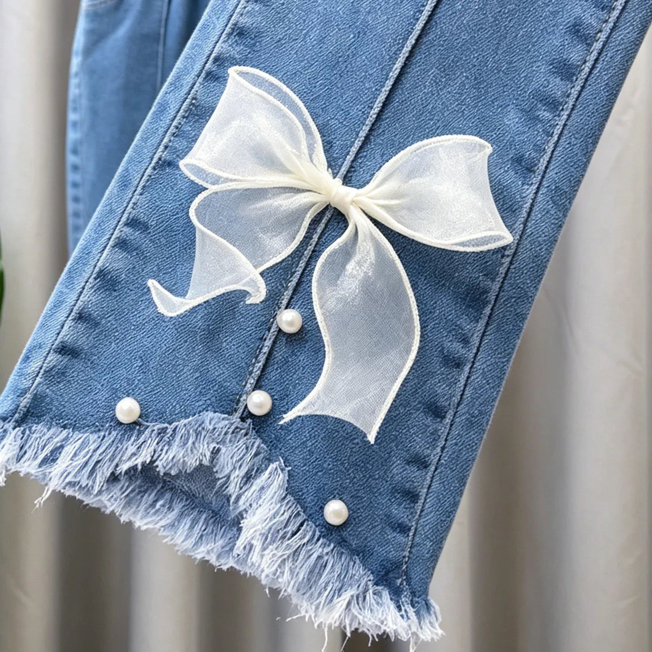 Baby Girls Casual Jeans Trousers for 1 2 3 4 5 6 years old kids pants 2026 new Toddler Girls Infant Denim Pants Children Bottoms