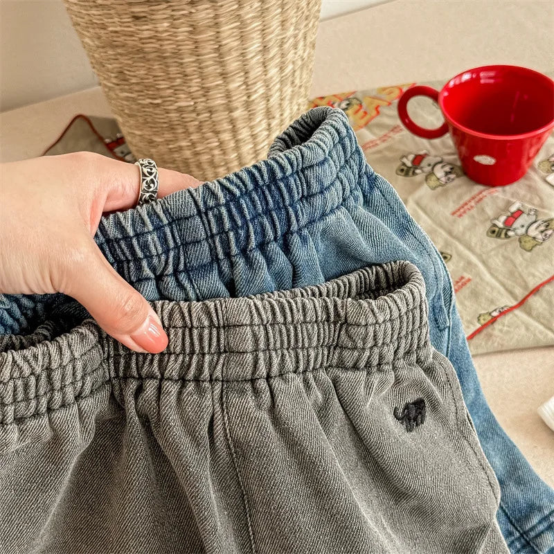 2024 Summer New Children Denim Shorts Fashion Jeans for Baby Boys Girls Pants Toddler Casual Korean Kids Clothes 1 To 7 Years